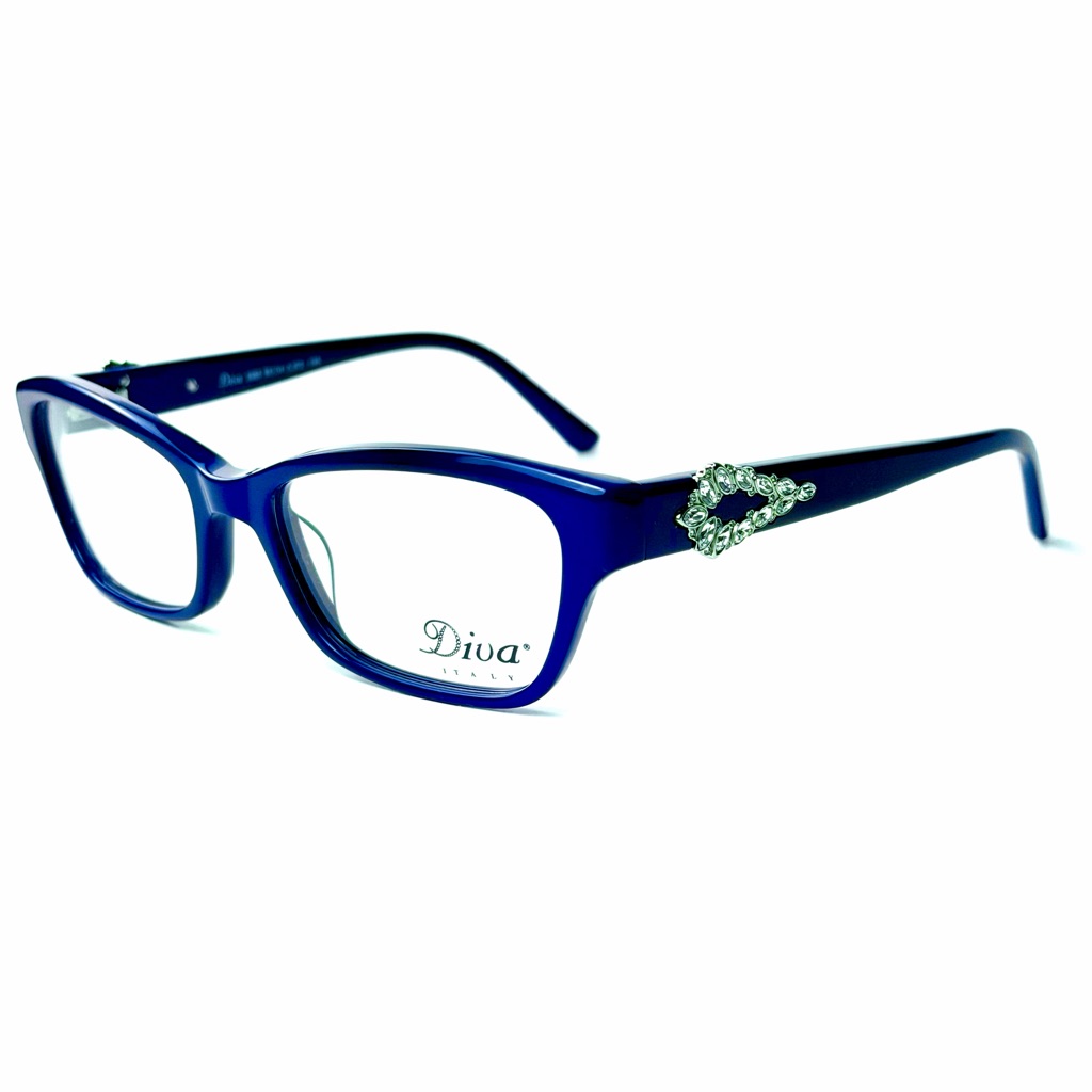 Diva 5385 C. 272 Blue Eyeglasses Brand New Authentic 53mm — image 8 of 8